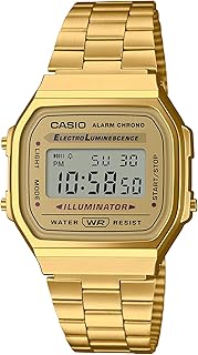Casio Vintage Collection A168 Watch, Gold, one Size (A168WG-9VT)