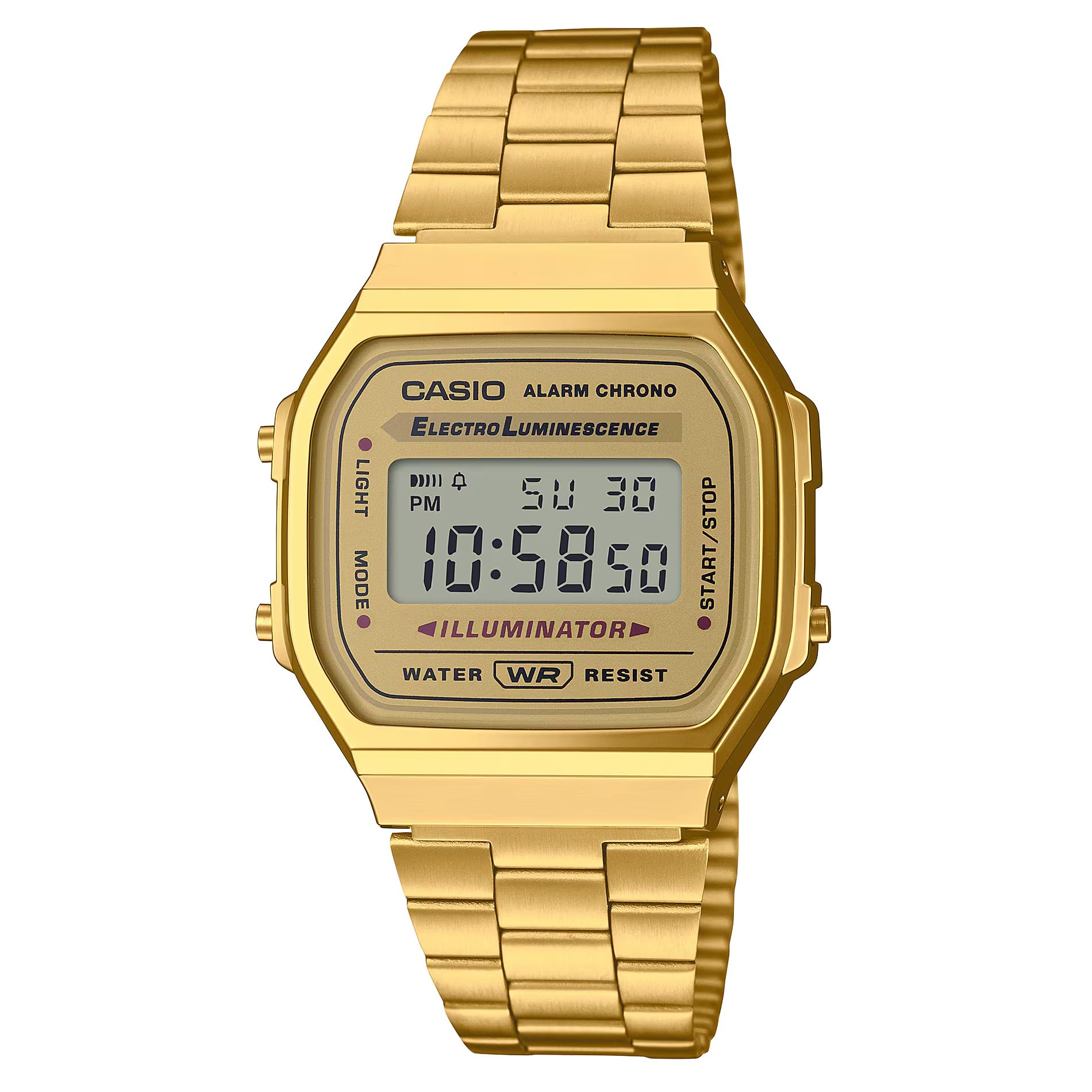 Casio Vintage Collection A168 Watch, Gold, one Size (A168WG-9VT)