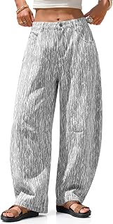 EXLURA Barrel Jeans Women Y2K Boyfriend Denim Pants Casual Baggy Jeans