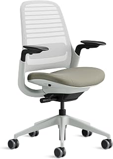 Steelcase Ergonomic Office Chair: Series 1, Lumbar Support, Truffle