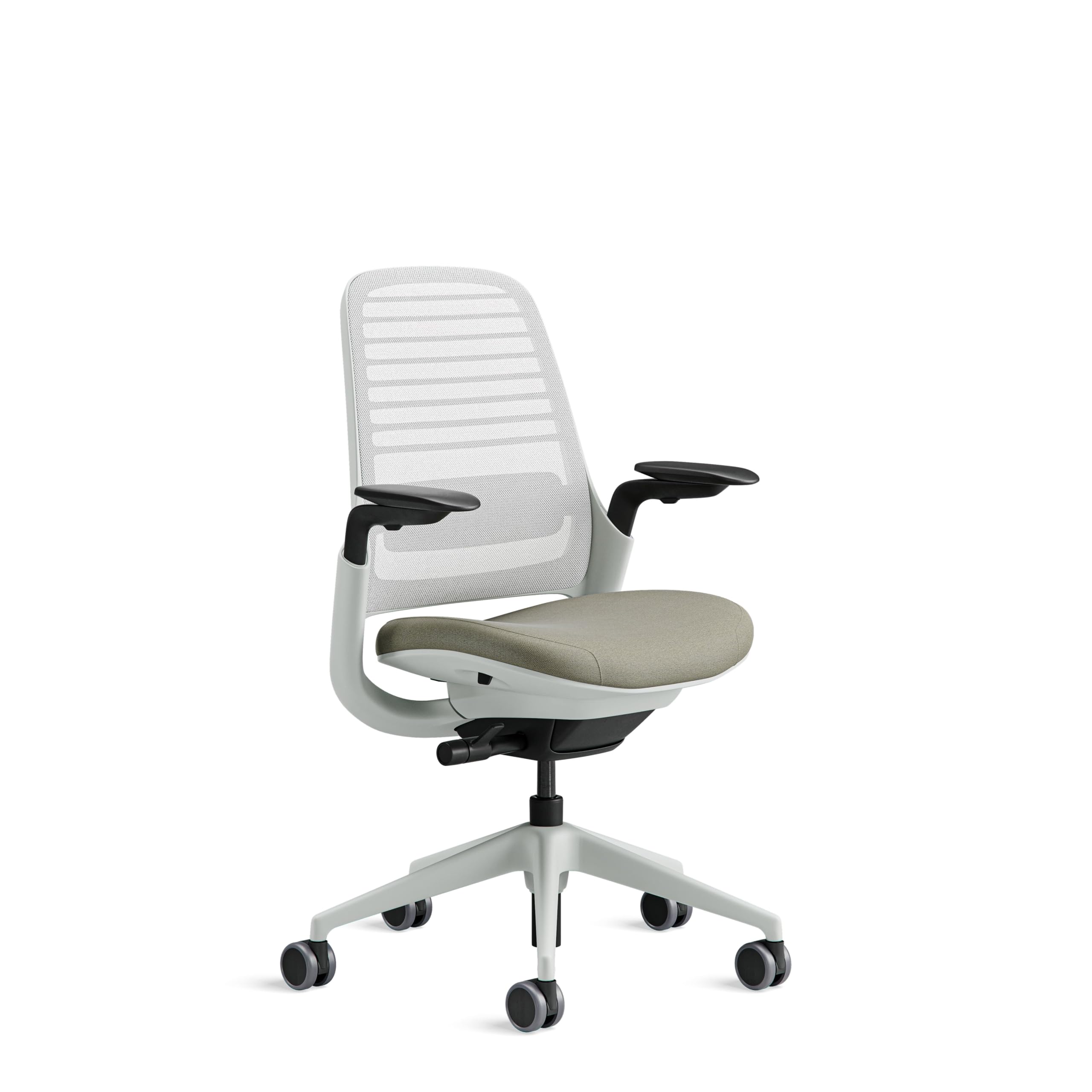Steelcase Ergonomic Office Chair: Series 1, Lumbar Support, Truffle