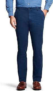 Izod Men's Saltwater Stretch Flat Front Fit Chino Pant Casual Pants