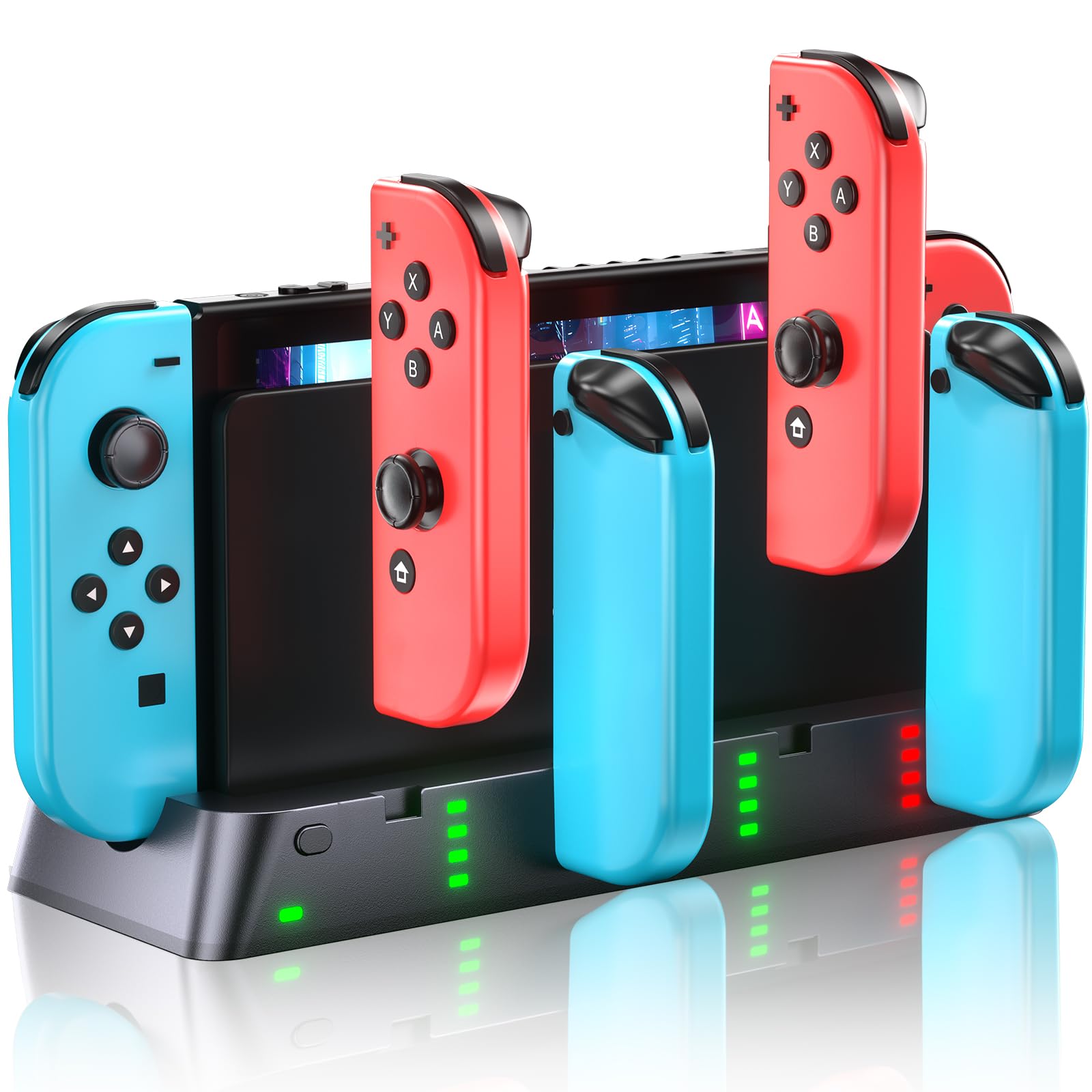 Switch Controller Charging Dock Compatible with Switch &OLED, LED Indicator | Ch