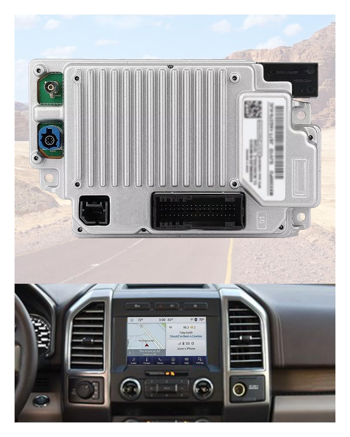 SYNC 3 APIM Module V3.4 System with NA223 Map Support Navigation Module | for 20