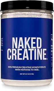 NAKED Pure Micronized Creatine Monohydrate – 200 Servings, 1,000g Bulk – NSF Certified, Vegan, Non-GMO, Gluten & Soy Free - Muscle Building, Strength Training, Gym & Fitness Supplement