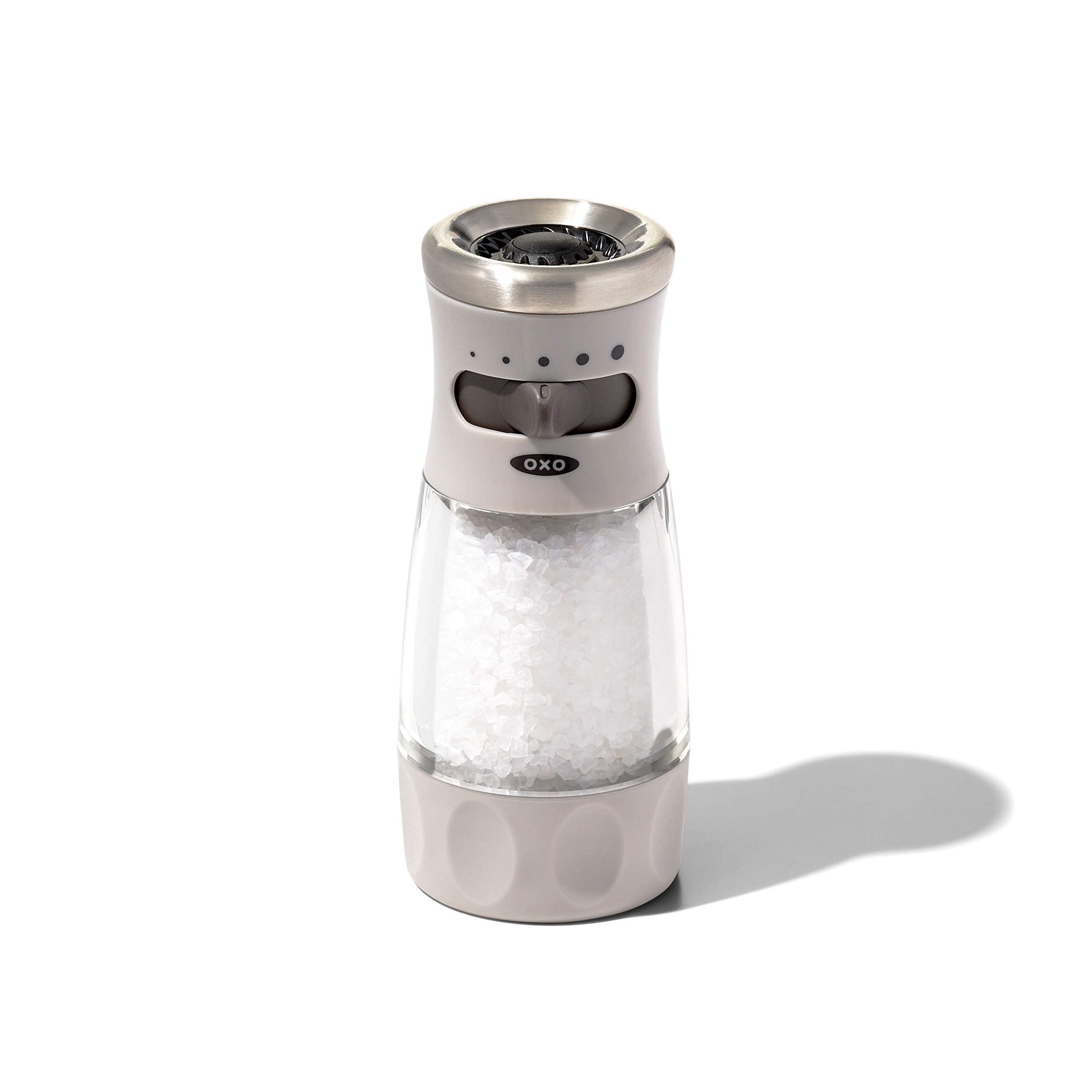OXO Good Grips Contoured Salt Grinder with Adjustable Ceramic Mill | Adjustable 