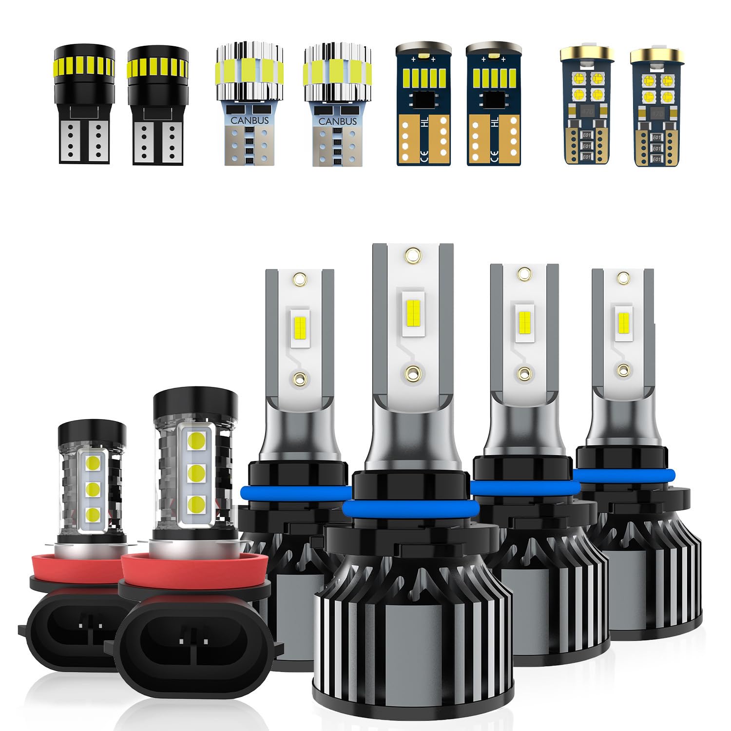 Led Headlights Fit For Toyota RAV4 2006-2012 Headlight Bulbs,9005 9006 High Low 