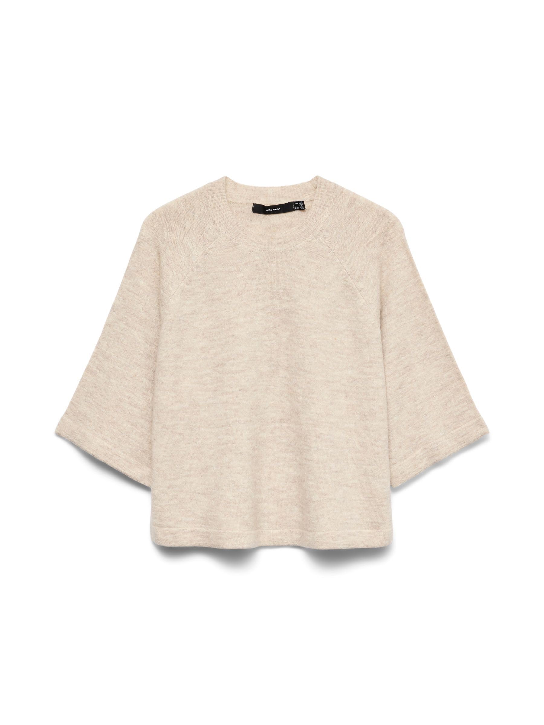 VERO MODA Vmlefile 3/4 O-Neck Pullover Noos Vmlefile Noos - Women's 3/4 Pullover