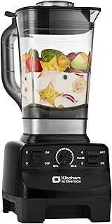 Kitchen in the box Blender - High Capacity 2L, Can Crush Ice, Juice Mixer, 1450W High Power, Speed Adjustment, Multi-Purpose Juicer Blender for Vegetables/Fruits/Smoothies (Black)