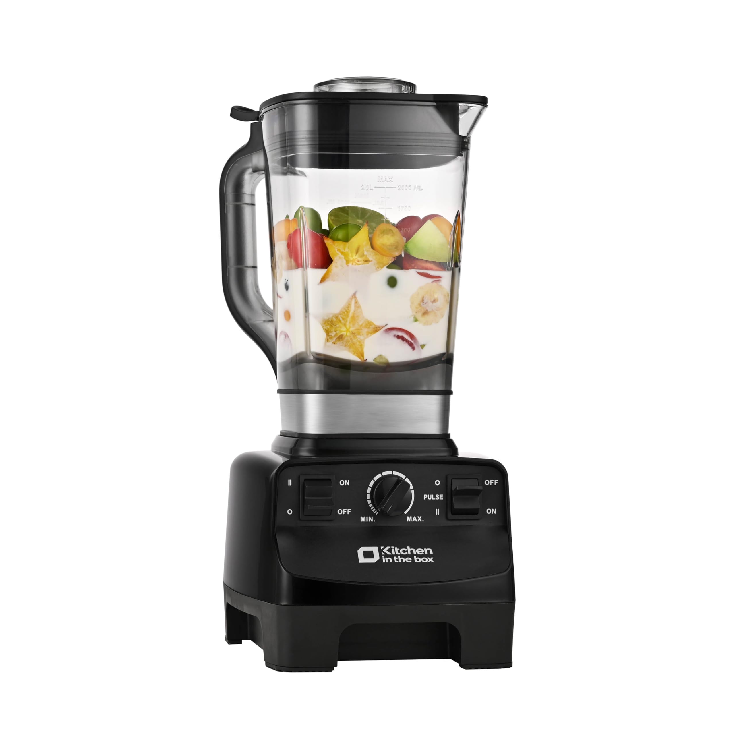 Kitchen in the box Blender - High Capacity 2L, Can Crush Ice, Juice Mixer, 1450W