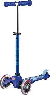 Micro Kickboard Mini 3-Wheel Toddler Scooter | Lean-to-Steer Design, Adjustable T-Bar Grows with Your Child, Smooth-Ride PU Wheels, Rear Brake, Swiss-Engineered