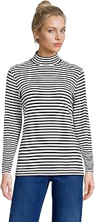 Lands' End Women's Cotton Mock Turtleneck