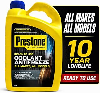 Prestone PAFR0038B Coolant Antifreeze for All Vehicles, Ready to Use, 4 Litre