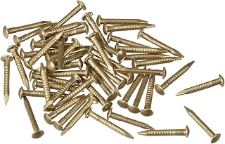 50pcs Small Brass Nails 1.2x10mm for Photo Decoration Wooden Boxes Household Accessories