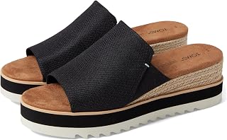 TOMS Women's, Diana Mule Platform Sandal, Black, 9