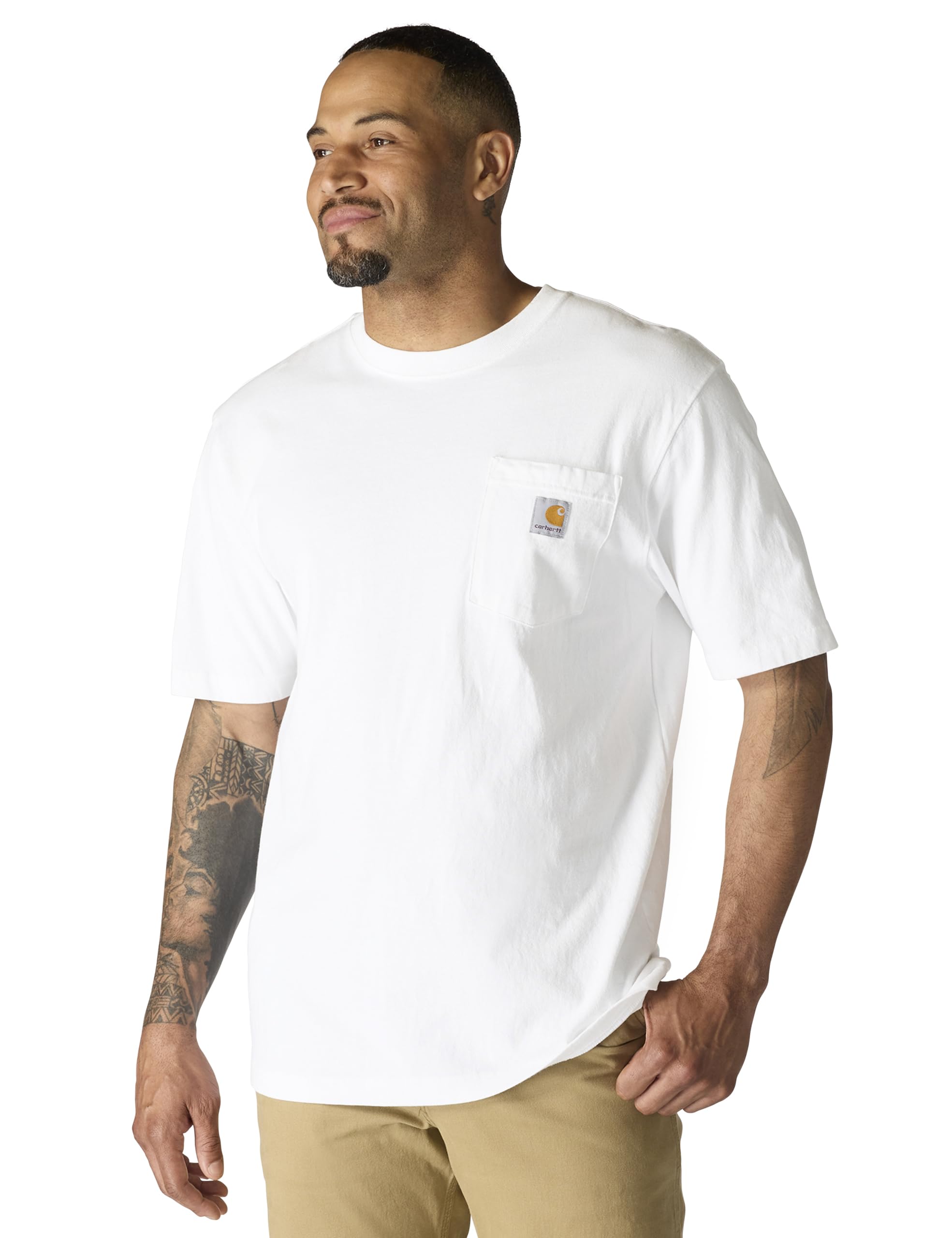 Visit the Store Carhartt Men's Workwear Pocket T-Shirt Short Sleeve K87 Workwear