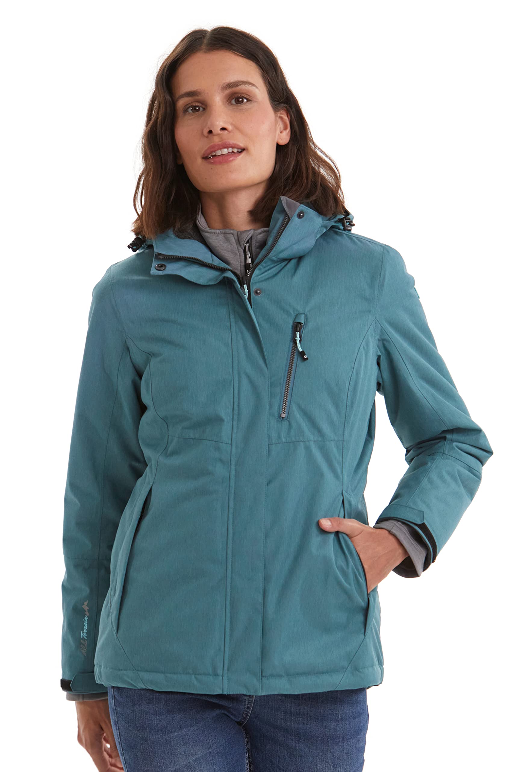 Killtec Nira Women's Functional Jacket with a Removable Hood