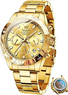 OLEVS Fashion Women Watch Diamond Analog Quartz Stainless Steel Waterproof Luminous Day Date Two Tone