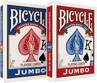 Springbok Bicycle Poker Size Jumbo Index Playing Cards (Colors May Vary)