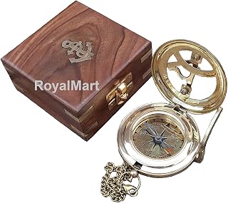 Personalized Engraved Compass Antique Custom Gift Brass Compass Gift for Graduation, Anniversary, Baptism, Retirement - Vintage Style Working Compass