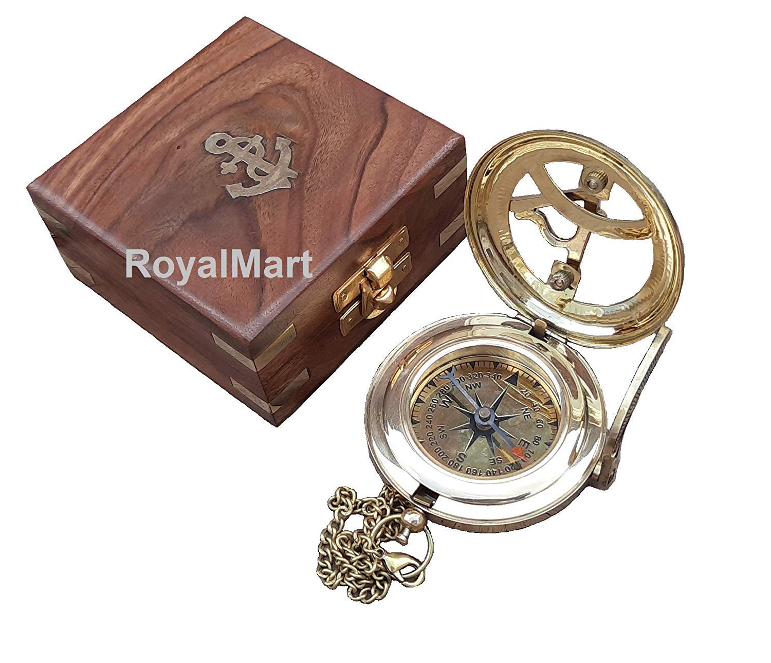 Personalized Engraved Compass Antique Custom Gift Brass Compass Gift for Graduat