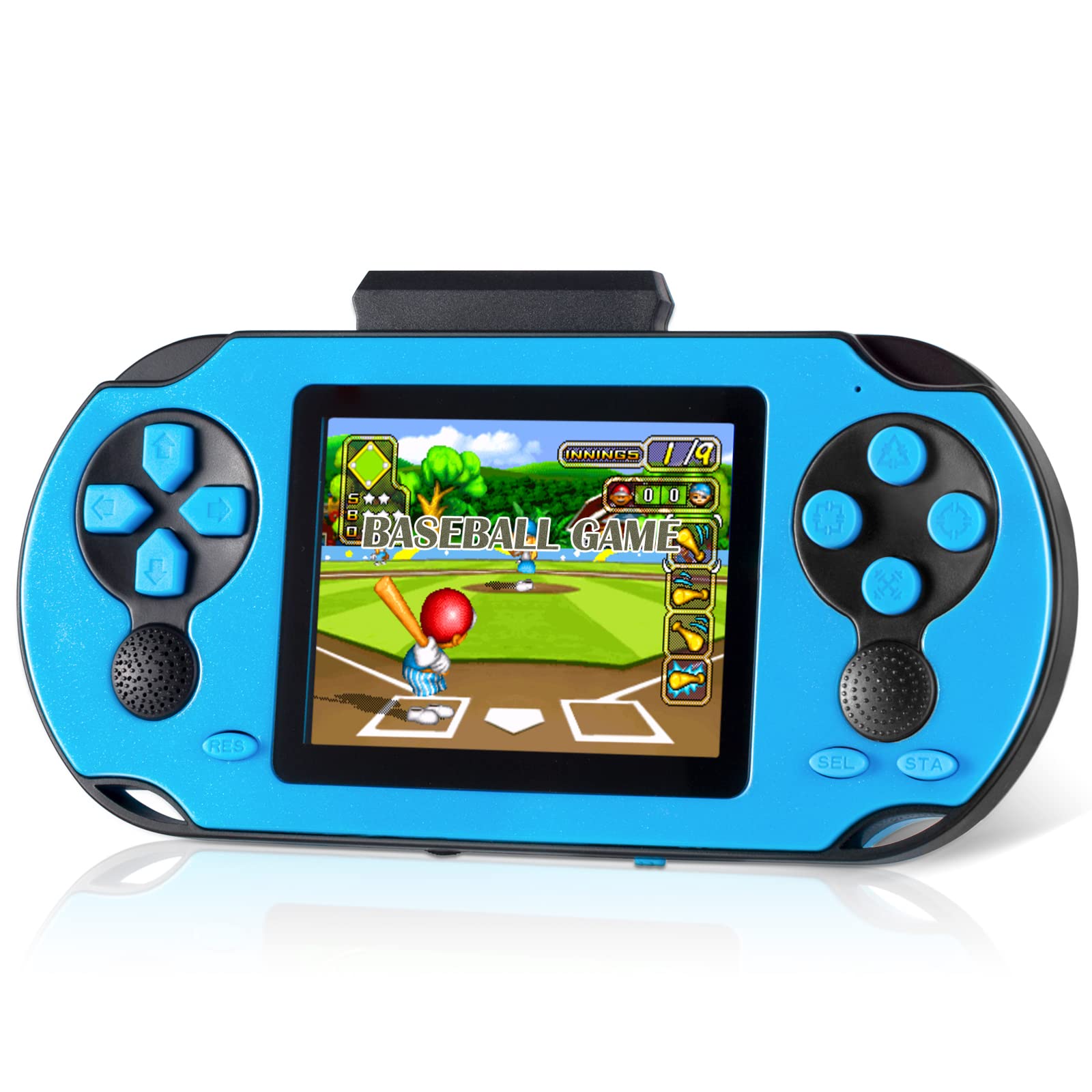 TaddToy 16 Bit Handheld Game for Kids Adults, 3.0'' Large Screen Preloaded 230 H