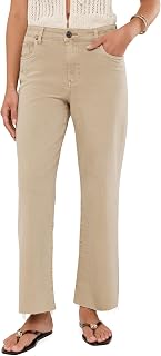 KUT from The Kloth Women's Charlotte High-Rise Wide Leg with Regular Hem Jeans