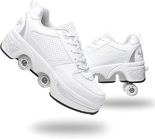 Roller Skate Shoes, with Wheels, Skateboard Shoes, Inline Skates, Adjustable, for Women and Girls