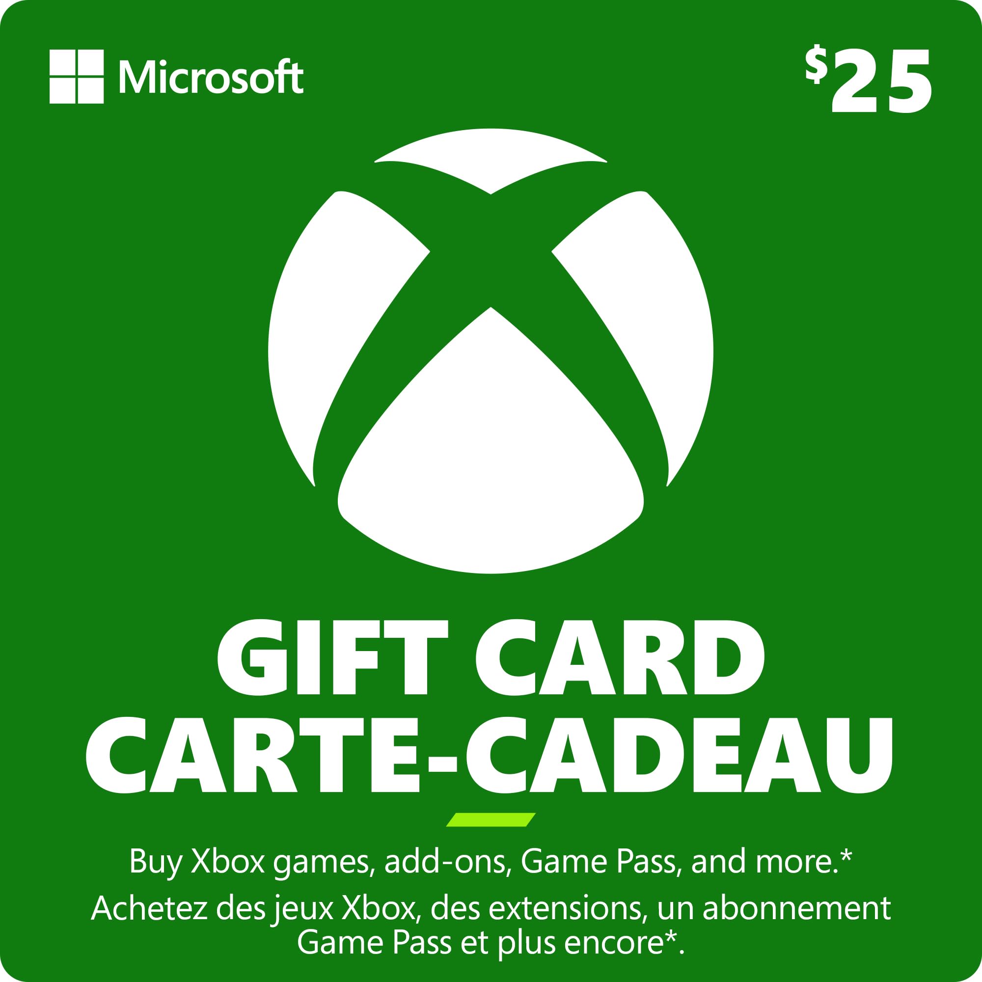 $25 XBOX Gift Card (Digital Code)