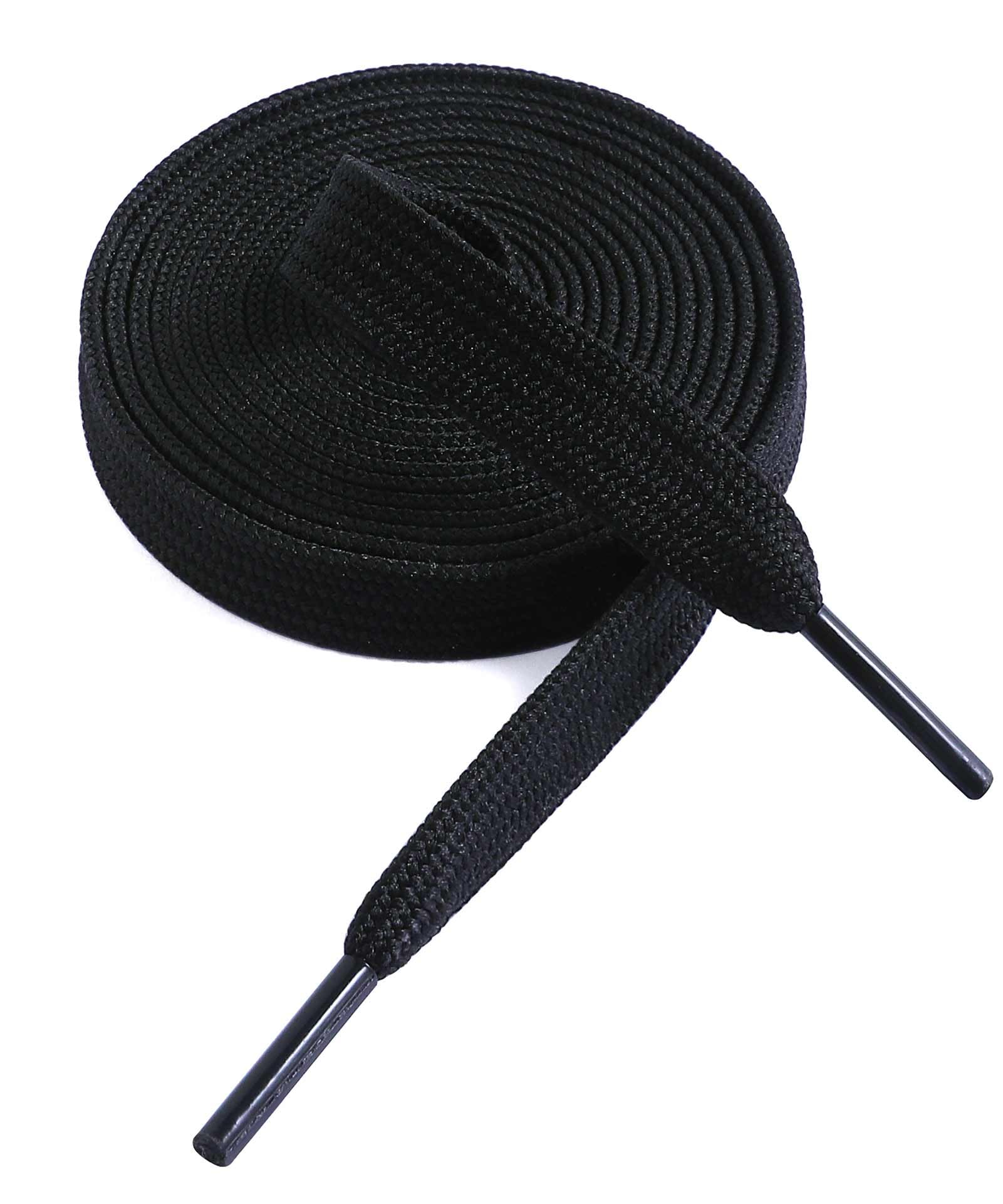 VSUDO Shoe Laces for Trainers, 5/16" Fine Weave Flat Shoelace for Sneaker | Fine