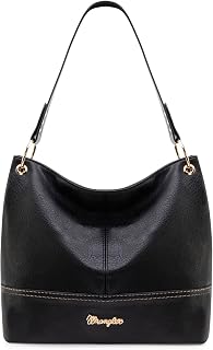 Wrangler Hobo Bags for Women Vegan Leather Top Handle Shoulder Purses and Handbags