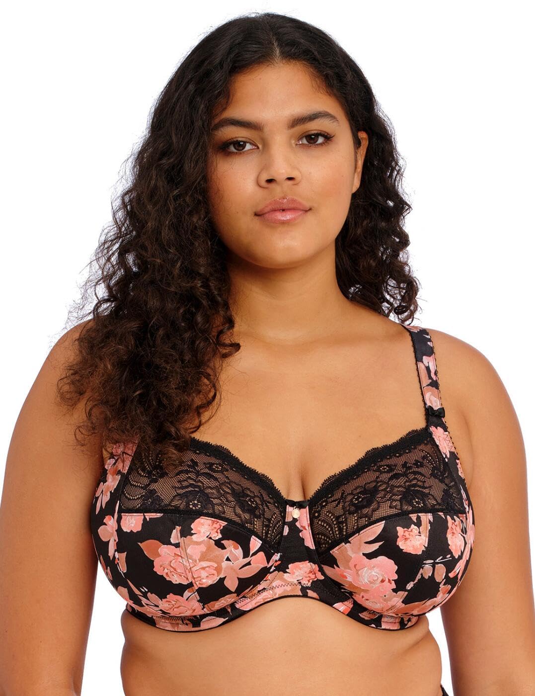 Elomi Morgan Women's Underwire Banded Bra with Stretch Lace Bra (Pack of 1)