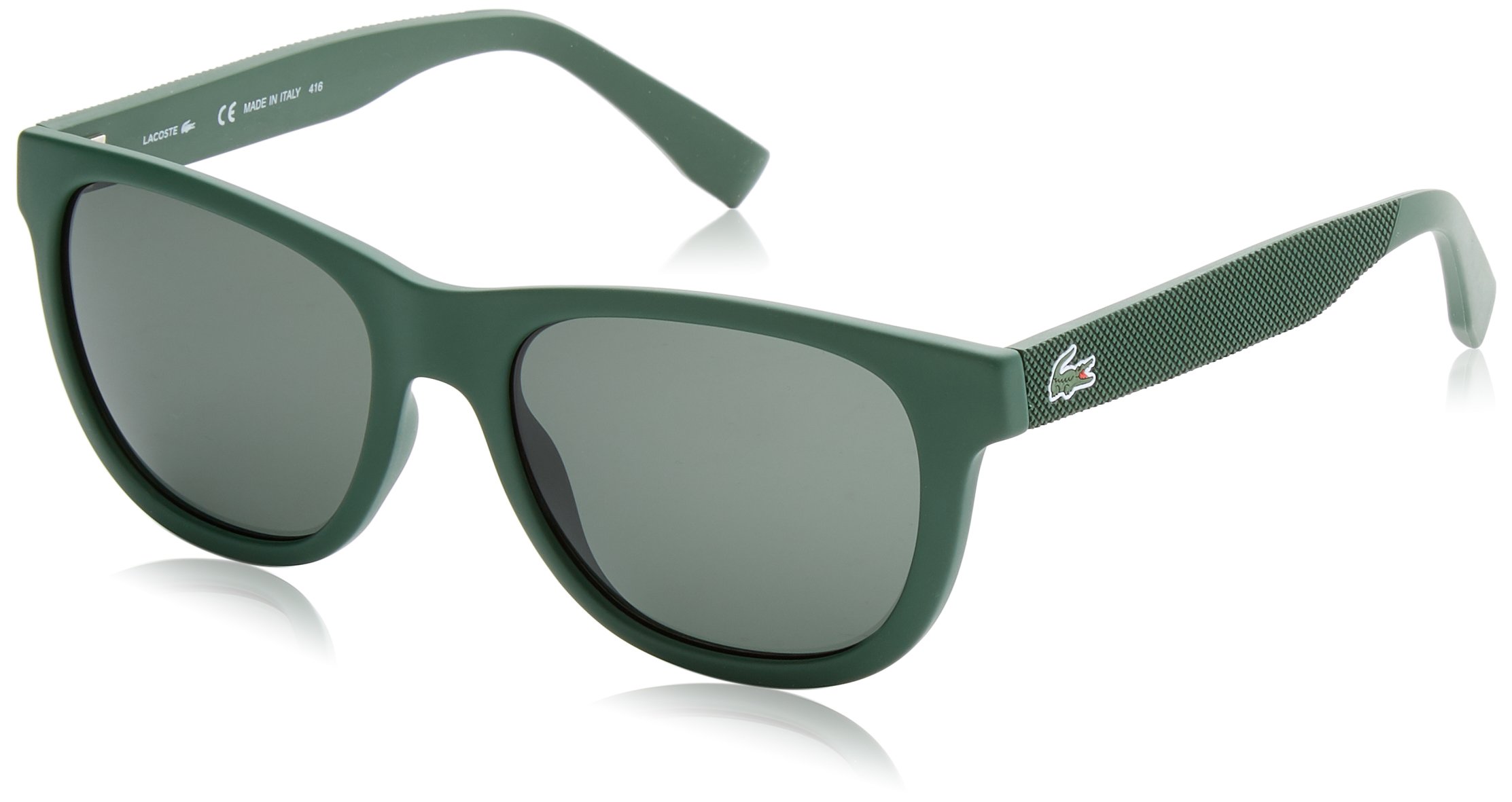 Lacoste Men's L848S-315-54 Matte Green Square Sunglasses