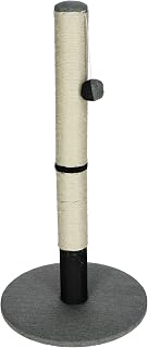 Kerbl Pet Opal Pro Scratching Post 40 x 40 x 80 cm, for Cats, Natural Sisal Coated, Claw Care, Post Diameter 7 cm, Protects Furniture and Walls
