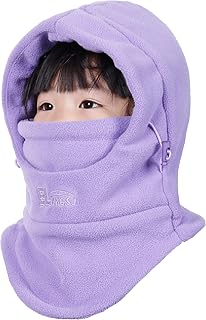 Azarxis Kids Fleece Balaclava Ski Face Mask Windproof Thicken Winter Hat Neck Warmer