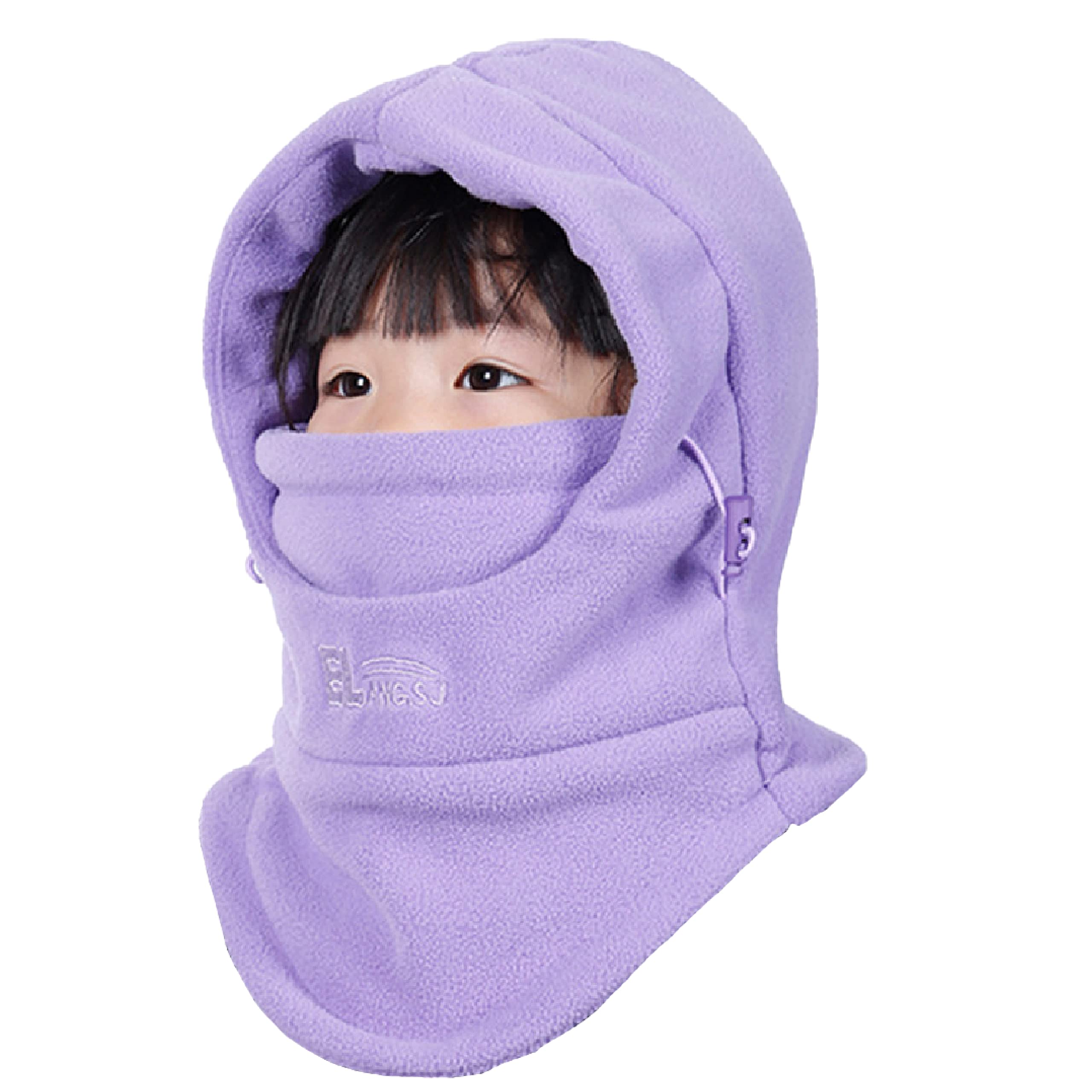 Azarxis Kids Fleece Balaclava Ski Face Mask Windproof Thicken Winter Hat Neck Wa