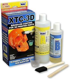 Smooth-On XTC-3D™ 20 3D Print Coating, 24 oz - Brush-On Coating for 3D Printed Parts
