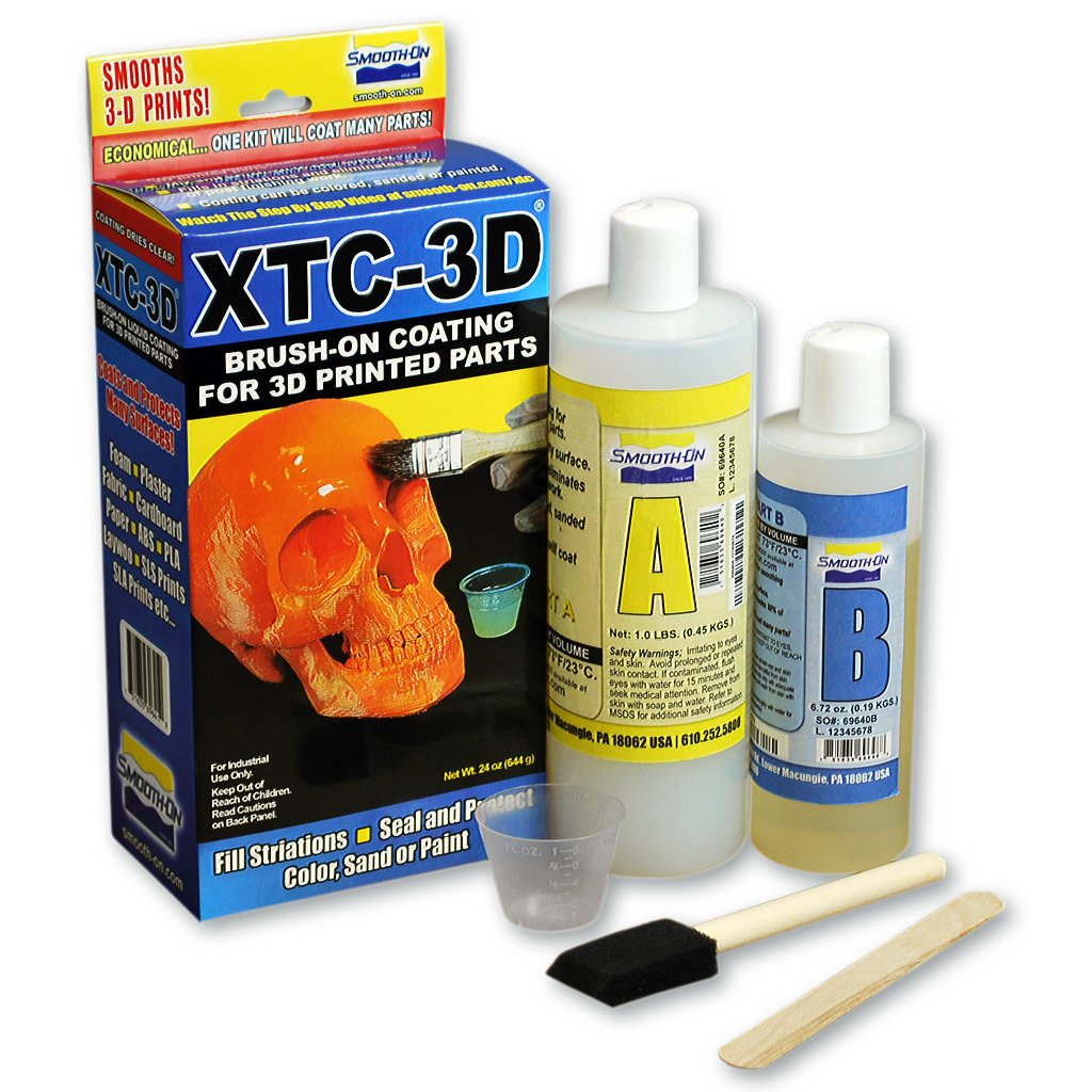 Smooth-On XTC-3D™ 20 3D Print Coating, 24 oz - Brush-On Coating for 3D Printed P