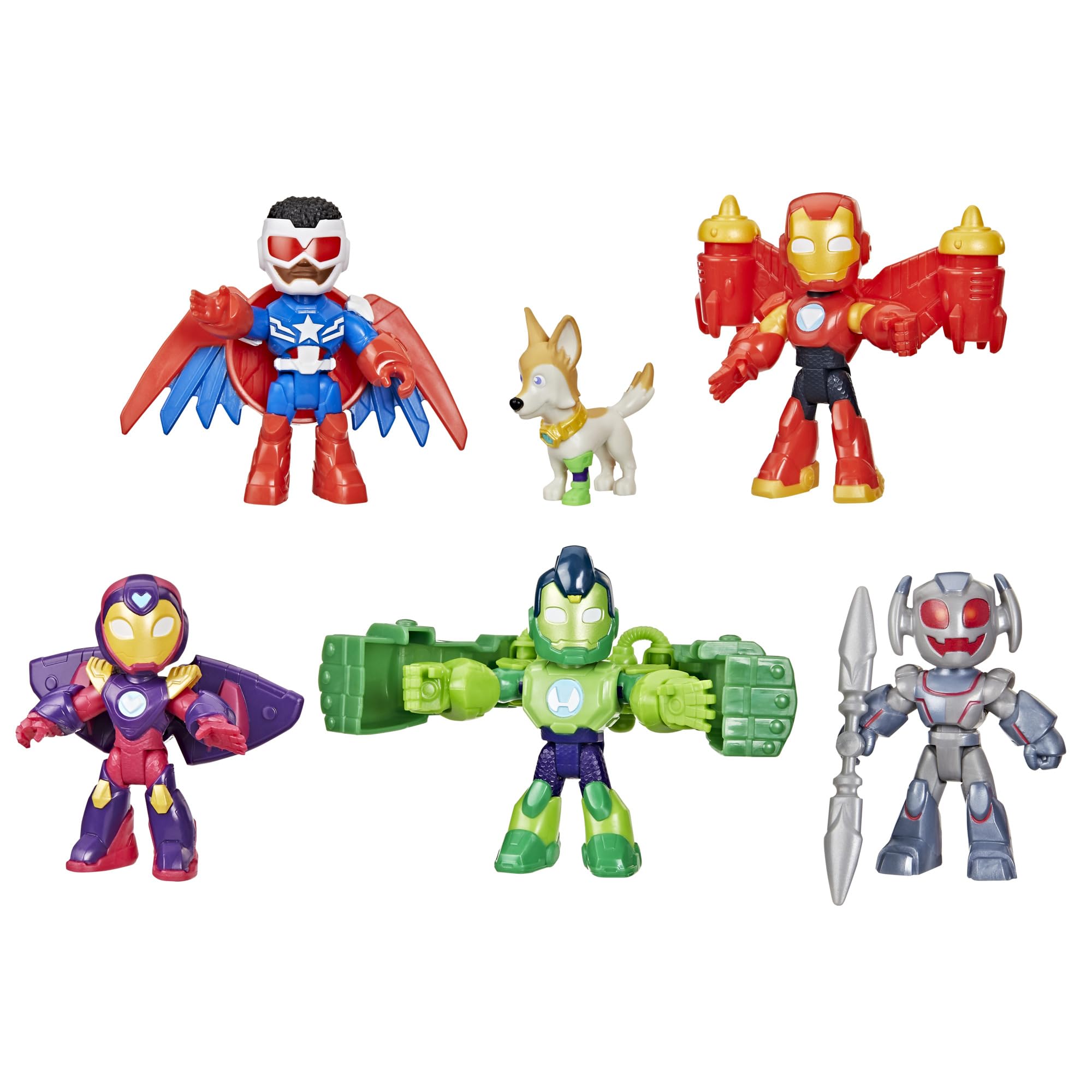 Marvel Iron Man and His Awesome Friends Iron Armor Figure Pack, Clip-On Armour P
