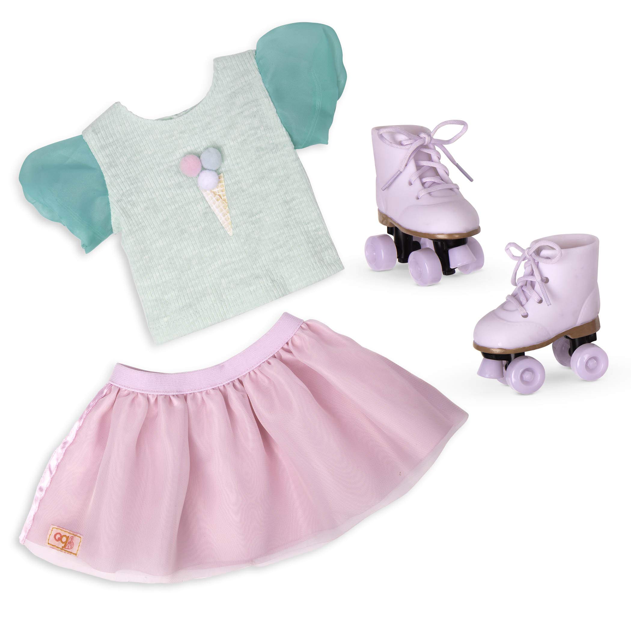 Our Generation 18-Inch Doll Clothes Scoopalicious Ice Cream Outfit Set | 4-piece