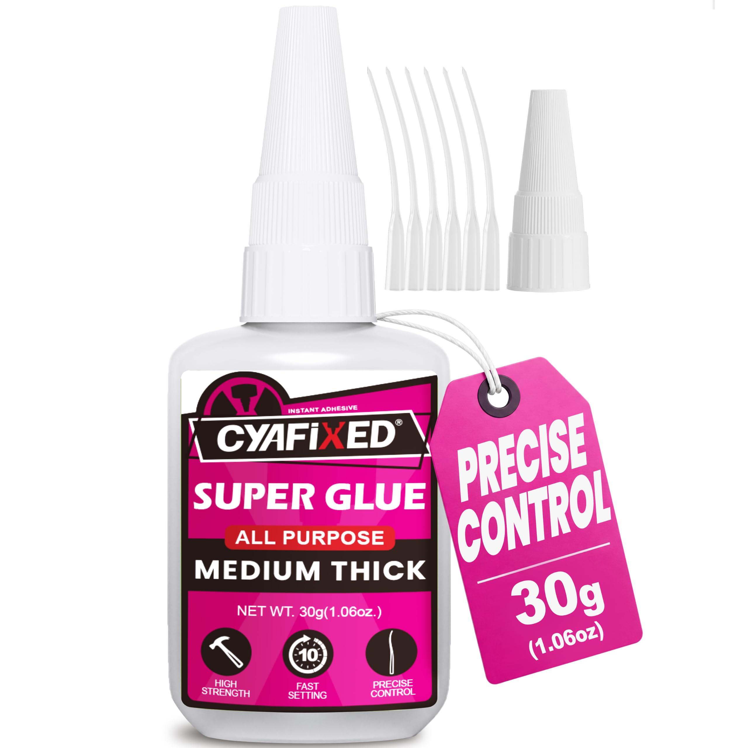 Super Glue Liquid, Food Safe Cyanoacrylate Glue for Aquarium, Plastic, Wood | Pr