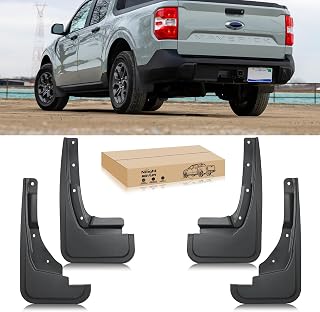 Nilight Mud Flaps Splash Guards for Ford Maverick 2022 2023 2024 2025 2026 | No Drilling Precision Fit Exterior Accessories Heavy-Duty Splash Guards Protection, Front &amp; Rear Set