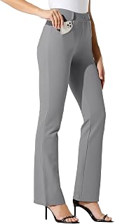 Willit Yoga Pants for Women Bootcut Work Pants Stretchy Casual Office Pants Small/Regular/Long Pants 29"/31"/33"