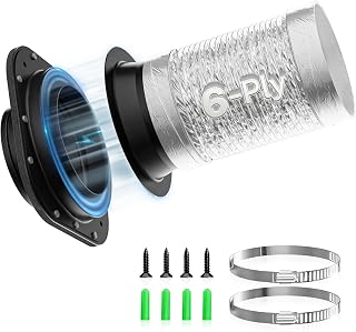 Hon&Guan Magnetic Dryer Vent Coupling DV180, Raised Anti-Disconnect Ring