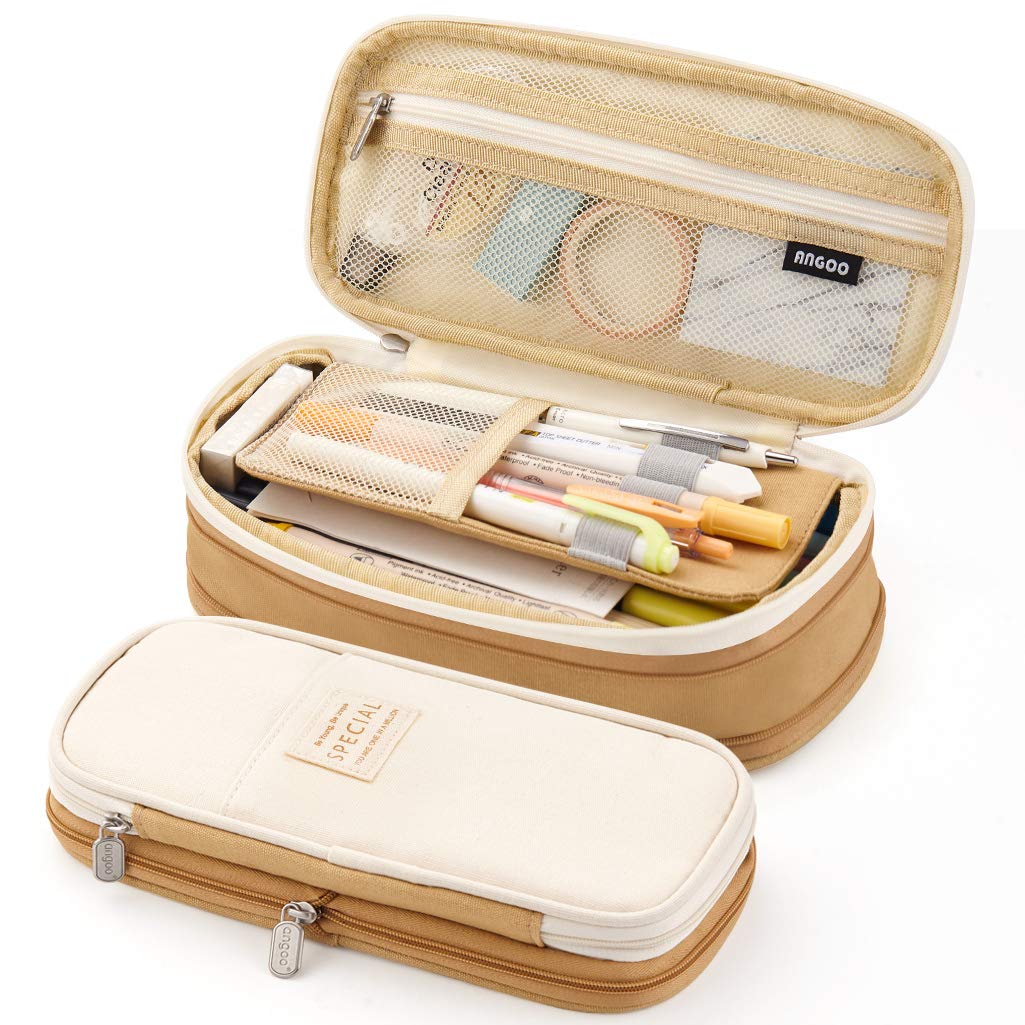 EASTHILL Big Capacity Pencil Pen Case Office College School Large Storage High C