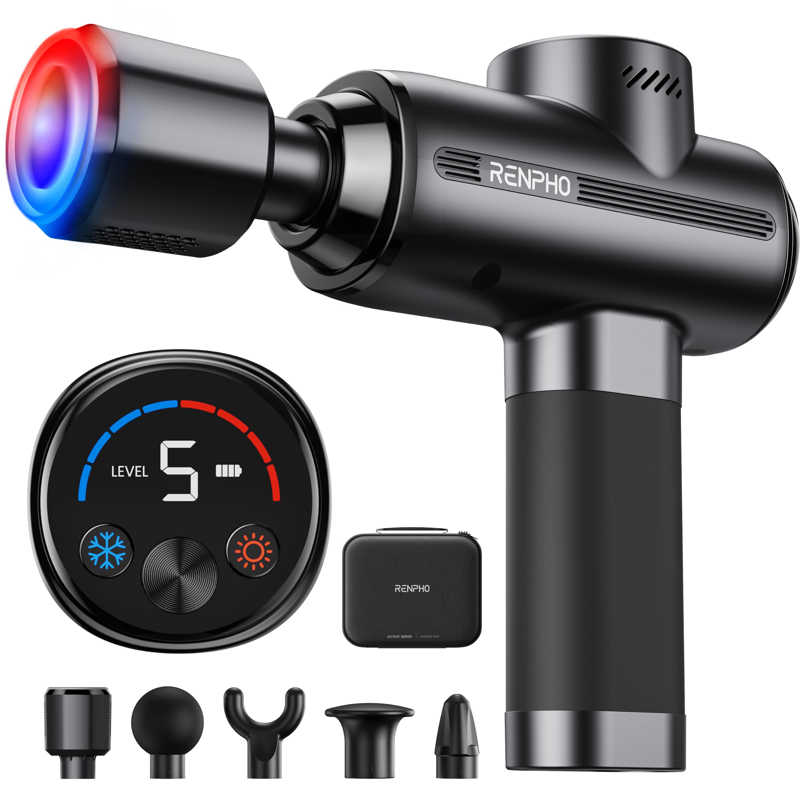 RENPHO Active Thermacool 2 Massage Gun with Intuitive Heat and Cold Control | VA