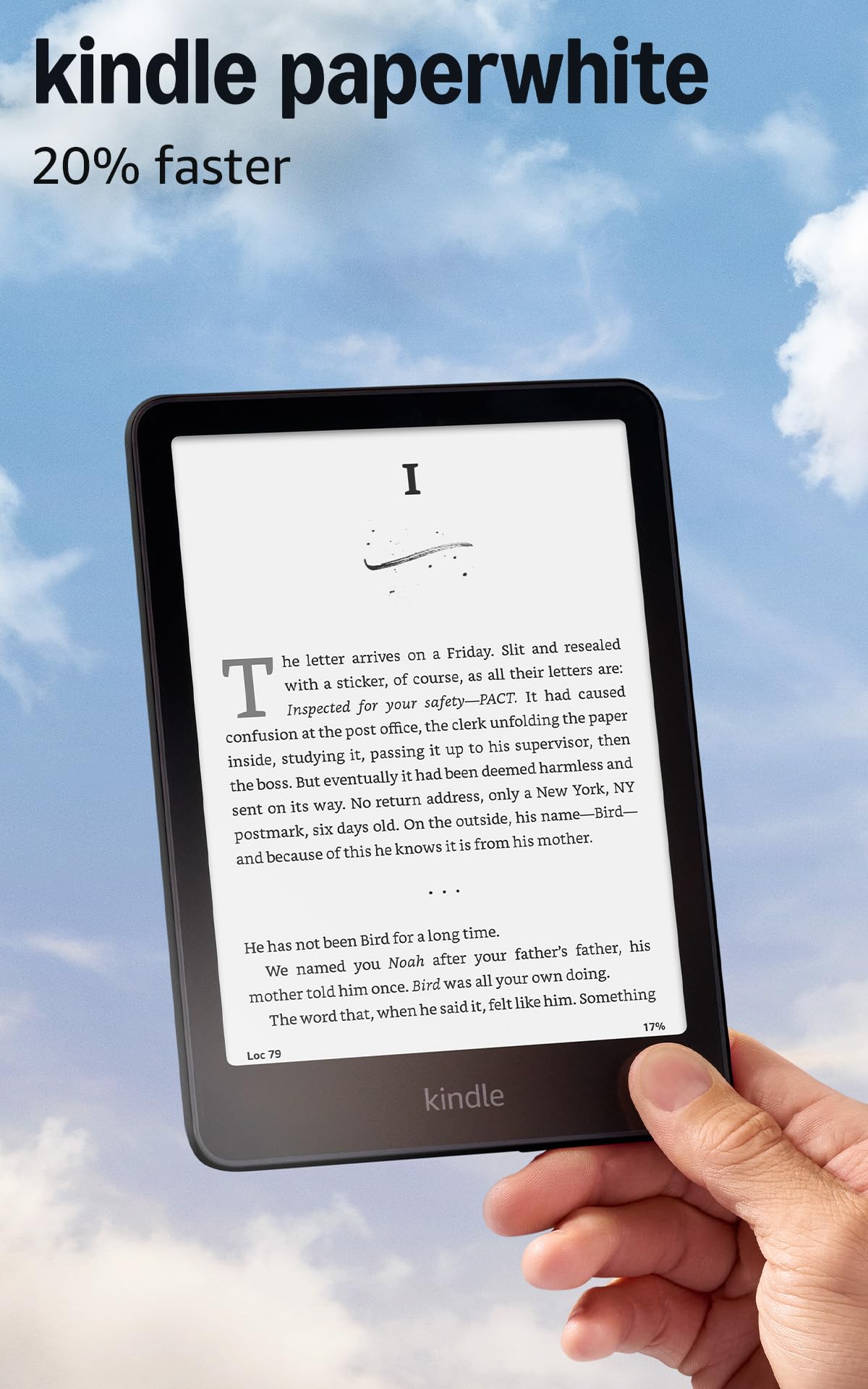 Amazon Kindle Paperwhite 16GB (2024 model) – 7" glare-free display and weeks of 