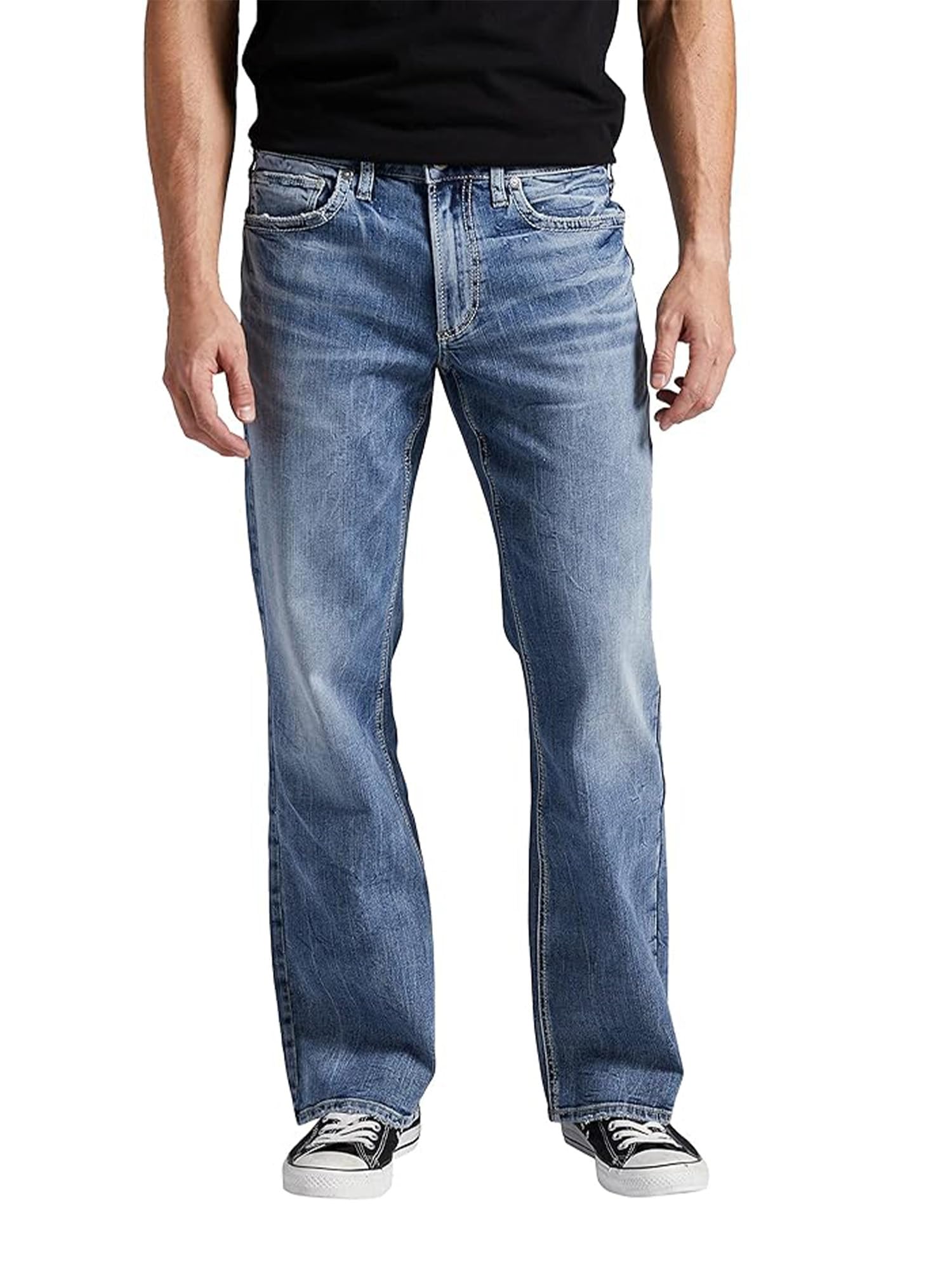 Silver Jeans Co. Men's Zac Relaxed Fit Straight Leg Jean - Legacy