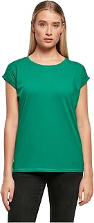 Build Your Brand Women's Ladies Extended Shoulder Tee T-Shirt