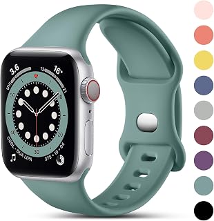 CeMiKa Silicone Sport Strap Compatible with Apple Watch 38mm 40mm 41mm 42mm